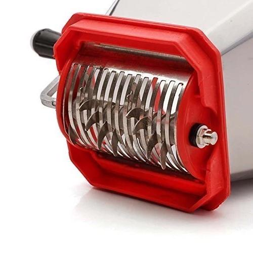 Versatile stainless steel vegetable cutter. Versatile stainless steel vegetable cutter.
